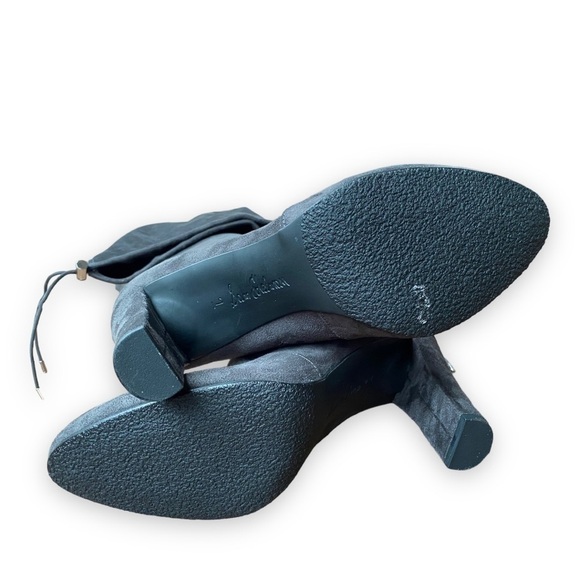 Sam Edelman Kent Dark Gray Faux Suede Over The Knee Boots New Without Box 9 - Picture 14 of 16